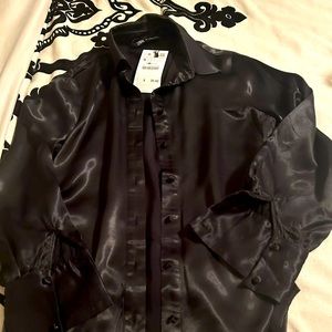 Zara Black Blouse